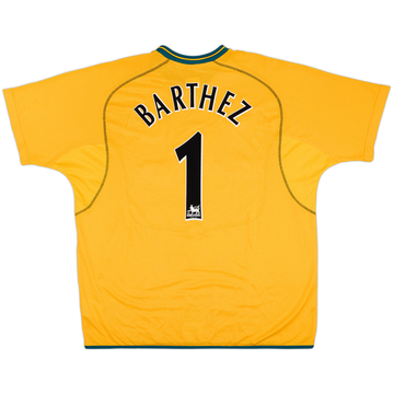 2000-02 Manchester United GK Shirt Barthez #1 - 6/10 - (XXL)