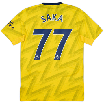 2019-20 Arsenal Away Shirt Saka #77 - 10/10 - (S)