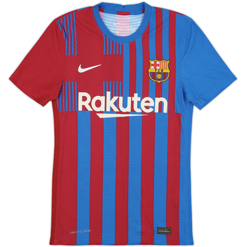2021-22 Barcelona Authentic Home Shirt - 10/10 - (XS)