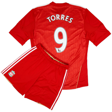 2010-12 Liverpool Home Shirt & Shorts Torres #9 - 5/10 - (M)