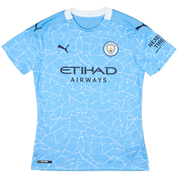 2020-21 Manchester City Home Shirt - 9/10 - (Women's S)