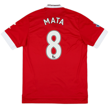 2015-16 Manchester United Home Shirt Mata #8 - 6/10 - (M)