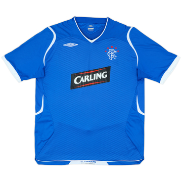 2008-09 Rangers Home Shirt - 7/10 - (XL)