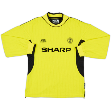 1999-00 Manchester United GK Shirt - 9/10 - (M.Boys)