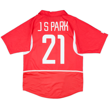 2002-03 South Korea Home Shirt J.S.Park #21 - 10/10 - (M)
