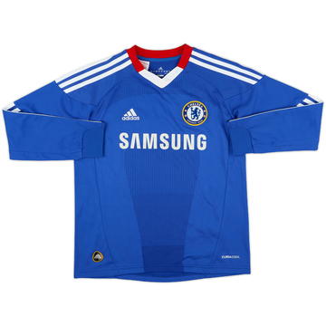 2010-11 Chelsea Home L/S Shirt - 6/10 - (L.Boys)