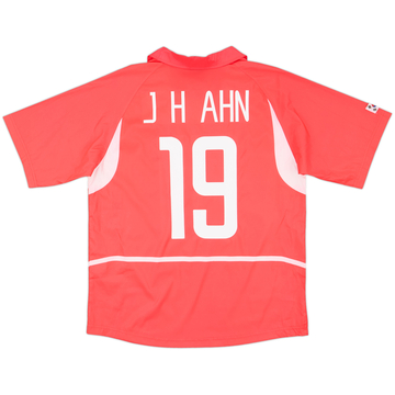 2002-03 South Korea Home Shirt J.H.Ahn #19 - 10/10 - (M)