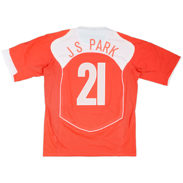 2004-06 South Korea Player Issue Home Shirt J S Park #21 - 7/10 - (XL)