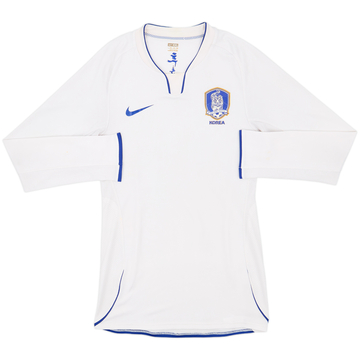 2008-10 South Korea Authentic Away L/S Shirt - 6/10 - (XXL)