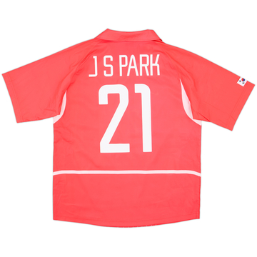 2002-03 South Korea Home Shirt J.S.Park #21 - 10/10 - (M)