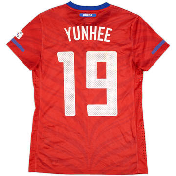 2010-12 South Korea Women Match Issue Home Shirt Yunhee #19