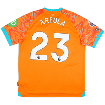 2025-26 West Ham Match Issue GK Shirt Areola #23