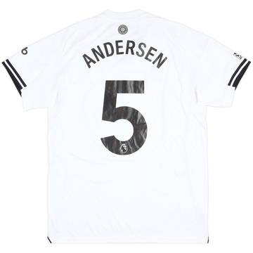 2025-26 Fulham Match Issue Home Shirt Andersen #5