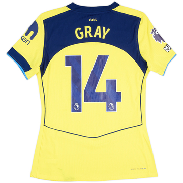 2025-26 Tottenham Match Worn Third Shirt Gray #14