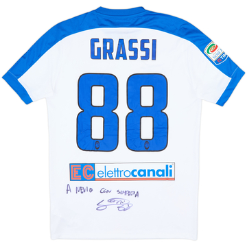 2016-17 Atalanta Signed Away Shirt Grassi #88 - 7/10 - (M)