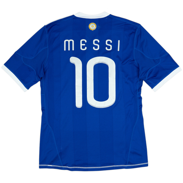 2010-11 Argentina Away Shirt Messi #10 - 7/10 - (M)