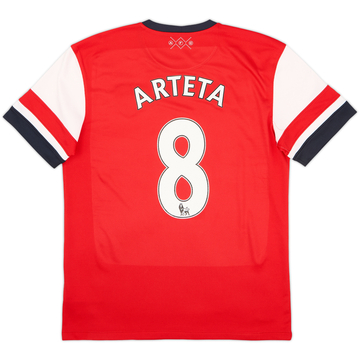 2012-14 Arsenal Home Shirt Arteta #8 - 8/10 - (M)