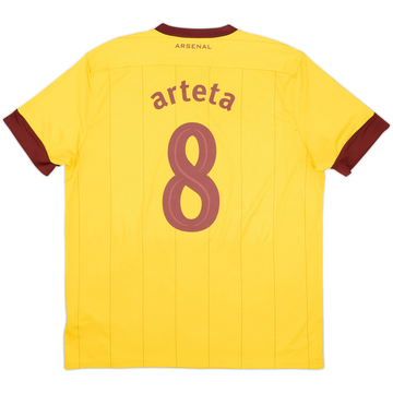 2010-13 Arsenal Away Shirt Arteta #8 - 6/10 - (XL)