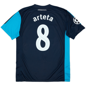 2011-12 Arsenal Away Shirt Arteta #8 - 9/10 - (M)