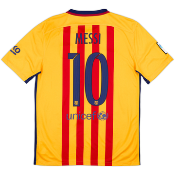 2015-16 Barcelona Away Shirt Messi #10 (M)