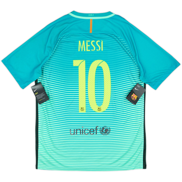 2016-17 Barcelona Third Shirt Messi #10 (L)