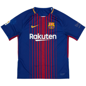2017-18 Barcelona Home Shirt - 5/10 - (M)