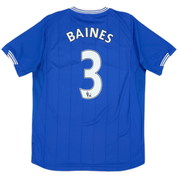 2009-10 Everton Home Shirt Baines #3 - 7/10 - (M)