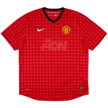 2012-13 Manchester United Home Shirt - 4/10 - (XXL)