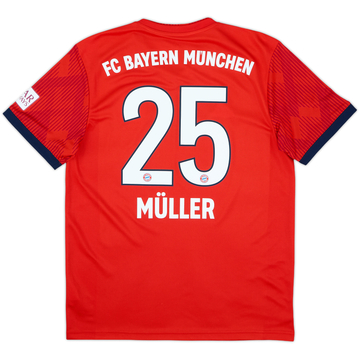 2018-19 Bayern Munich Home Shirt Muller #25 - 9/10 - (M)