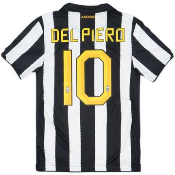 2010-11 Juventus Home Shirt Del Piero #10 - 8/10 - (S)