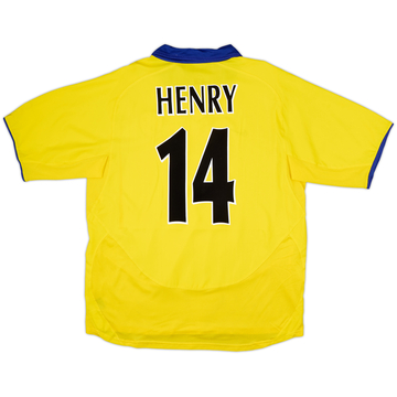 2003-05 Arsenal Away Shirt Henry #14 - 8/10 - (L)