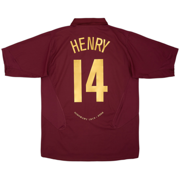 2005-06 Arsenal Camiseta Local Henry #14 - 6/10 - (XL)