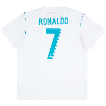 2017-18 Real Madrid Home Shirt Ronaldo #7 - 7/10 - (XL)
