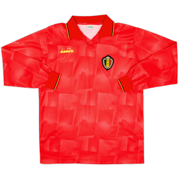 1992-94 Belgium Home L/S Shirt - 8/10 - (L)