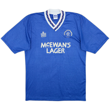 1990-92 Rangers Home Shirt - 5/10 - (M)