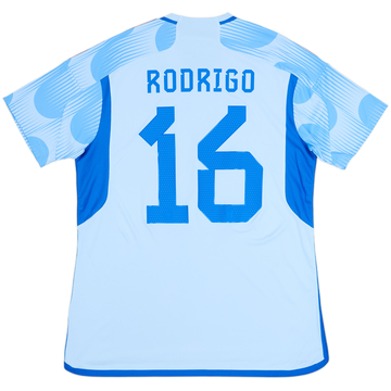 2022-23 Spain Away Shirt Rodrigo #16 (L)