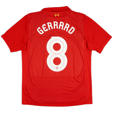 2012-13 Liverpool Home Shirt Gerrard #8 - 6/10 - (M)