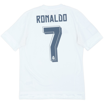 2015-16 Real Madrid Home Shirt Ronaldo #7 - 7/10 - (S)