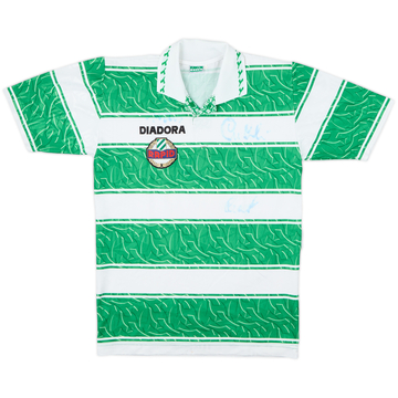 1995-96 Rapid Vienna Signed Home Shirt - 5/10 - (S)