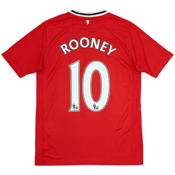 2011-12 Manchester United Home Shirt Rooney #10 - 8/10 - (XL.Boys)