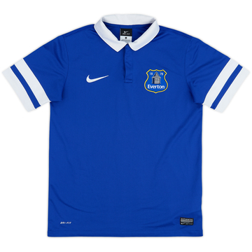 2013-14 Everton Home Shirt - 7/10 - (L.Boys)
