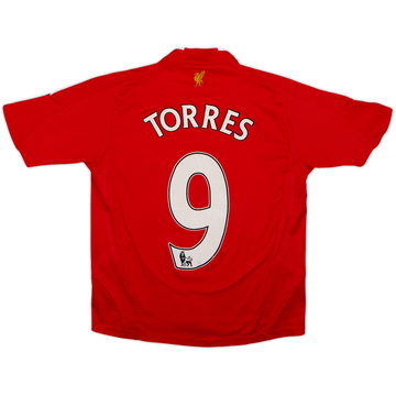 2008-10 Liverpool Home Shirt Torres #9 - 6/10 - (M.Boys)