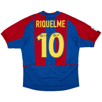 2002-03 Barcelona Home Shirt Riquelme #10 - 7/10 - (M)