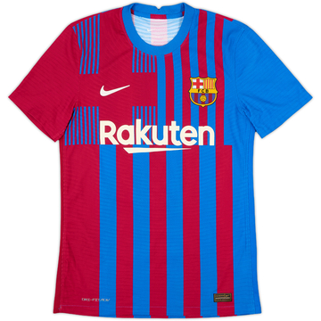 2021-22 Barcelona Authentic Home Shirt - 10/10 - (S)