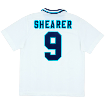 1995-97 England Home Shirt Shearer #9 - 8/10 - (XL)