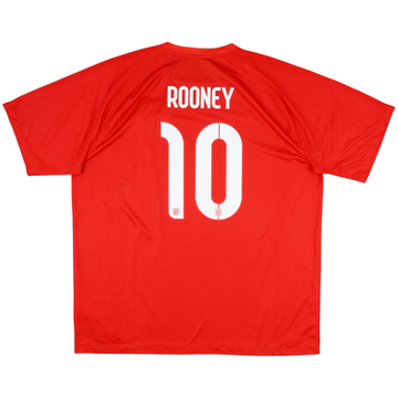 2014-15 England Away Shirt Rooney #10 - 10/10 - (XXL)