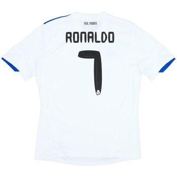 2010-11 Real Madrid Home Shirt Ronaldo #7 - 8/10 - (XL)
