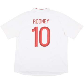 2012-13 England Home Shirt Rooney #10 - 8/10 - (3XL)