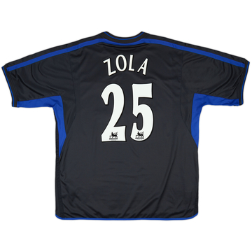 2002-04 Chelsea Away Shirt Zola #25 - 10/10 - (XXL)