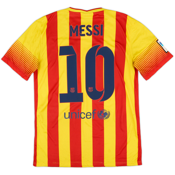 2013-15 Barcelona Away Shirt Messi #10 - 5/10 - (S)